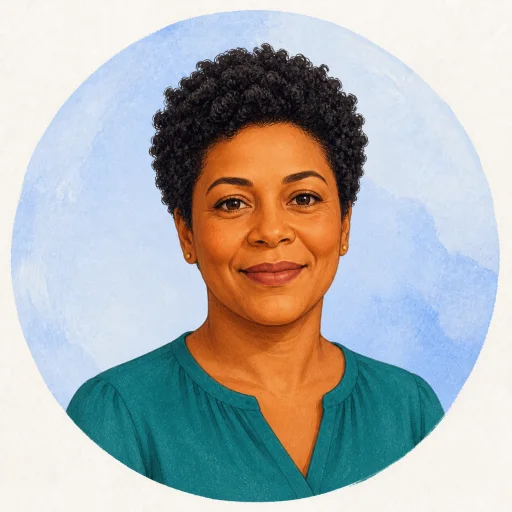 Ilustração da personagem fictícia Celina Moura