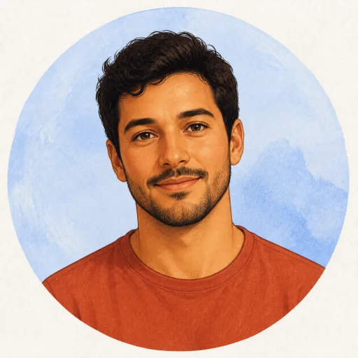 Ilustração do personagem fictício Diego Siqueira
